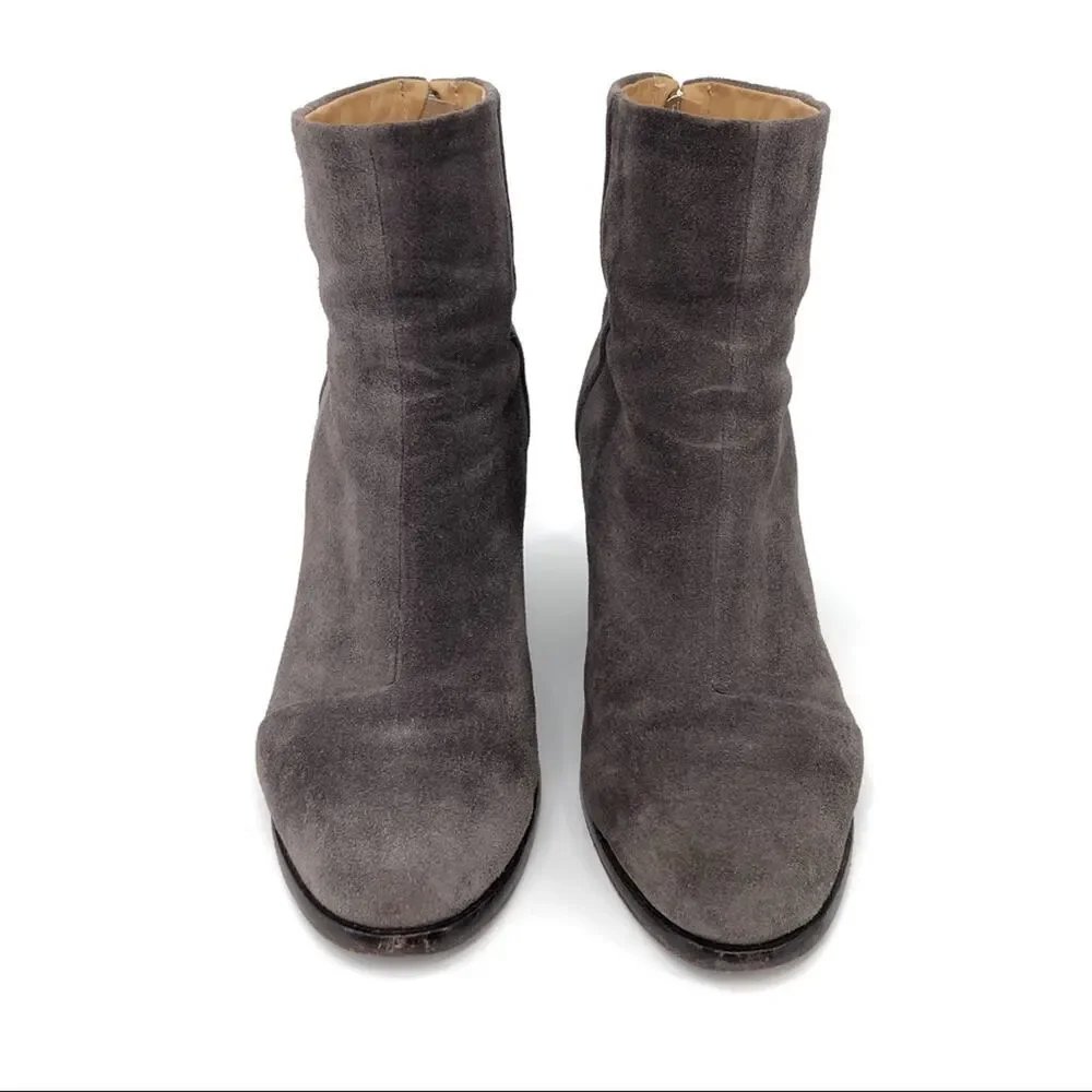 RAG & BONE Ashby Ankle High Boot Suede Grey 37.5